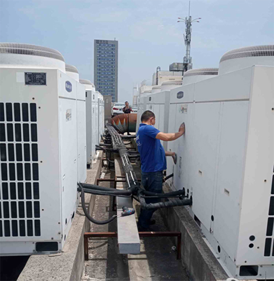 清河中央空调制热和不制冷系统维修方法